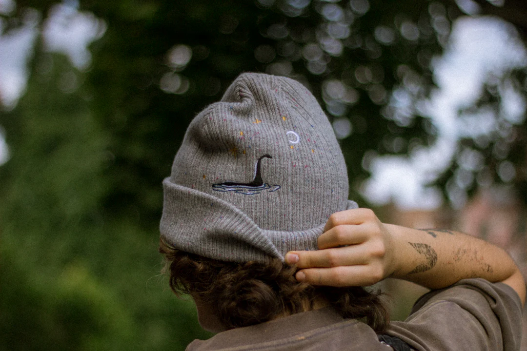 Cozy Cryptid Club // Fog Grey Beanie - Image 8