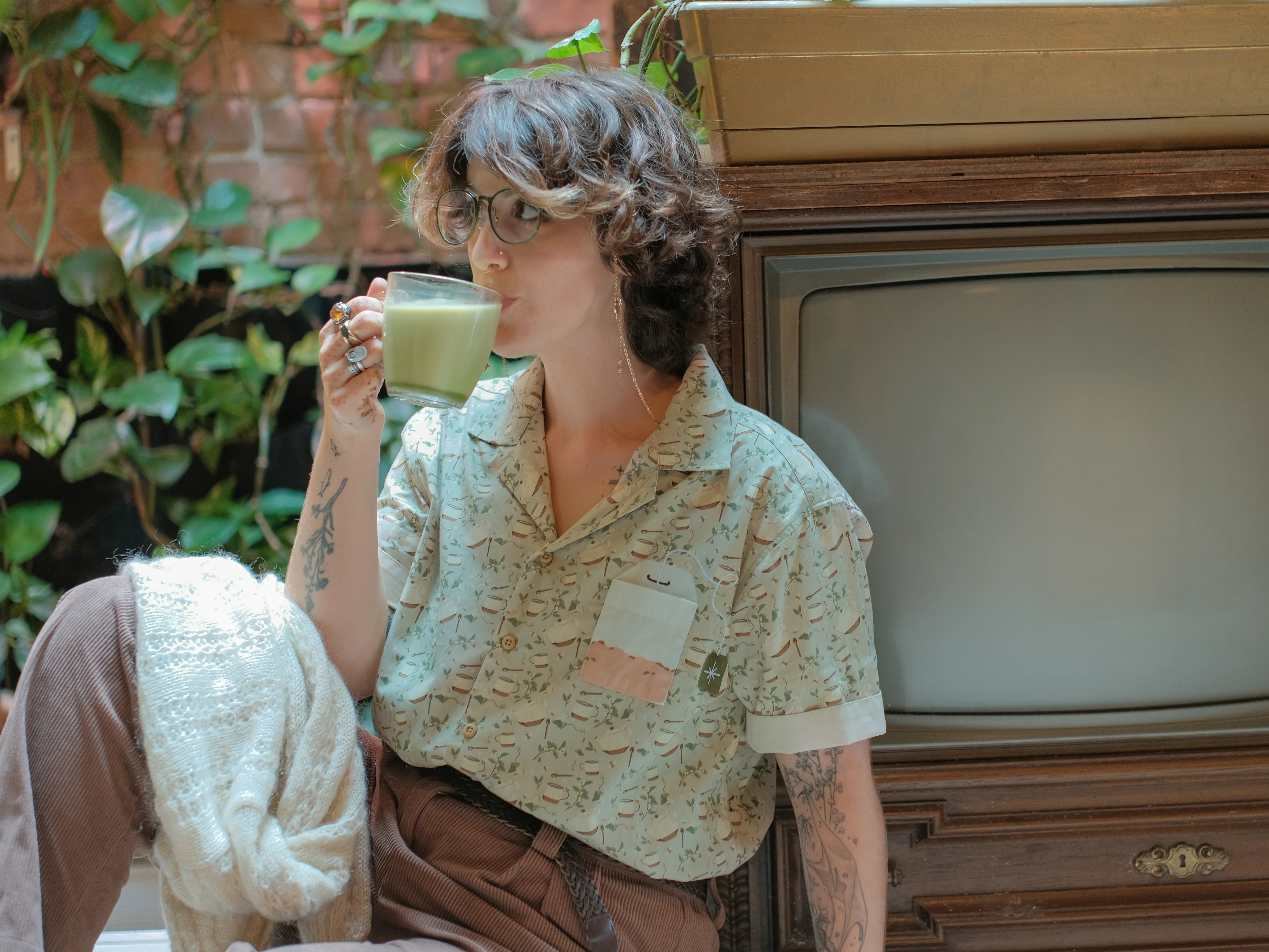 Green Tea // Tea Shirt - Image 5