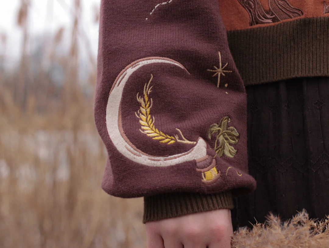 Harvest Witch // Embroidered Cardigan - Image 4