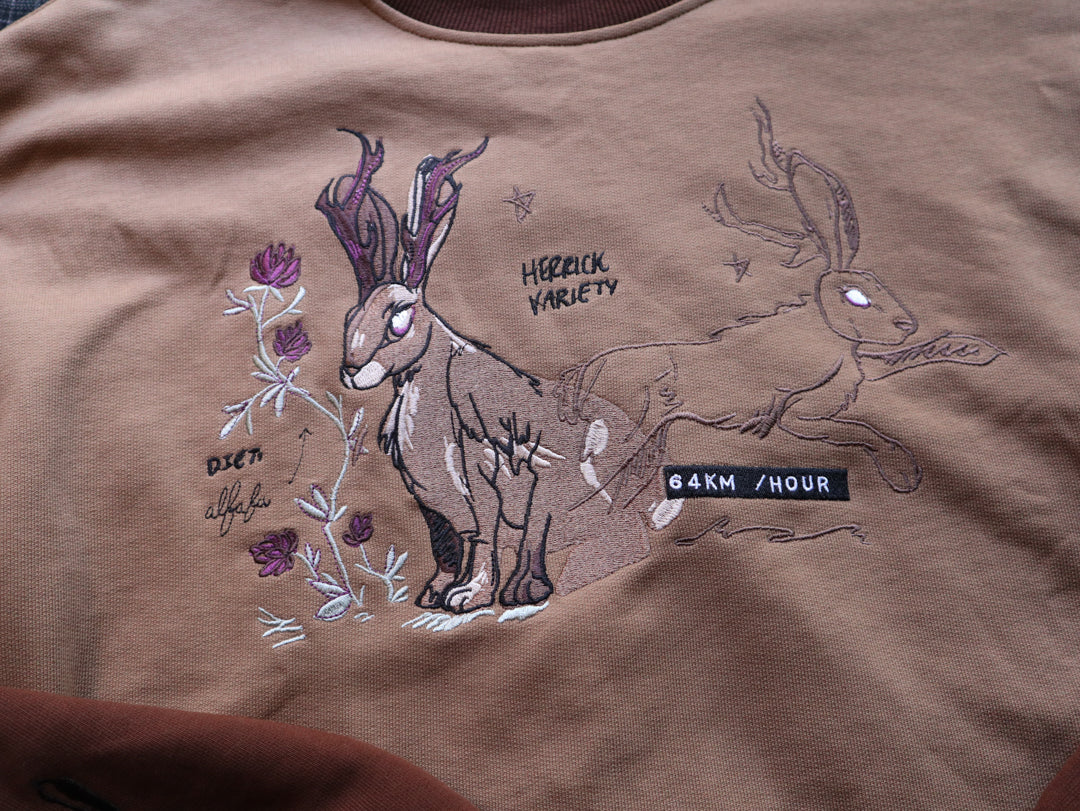 Jackalope Crewneckl // Cryptid Camp - Image 3