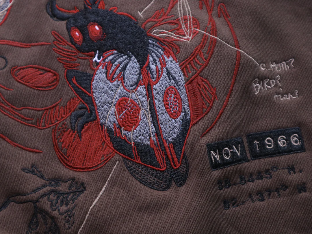 Mothman Crewneck // Cozy Cryptid Club - Image 10