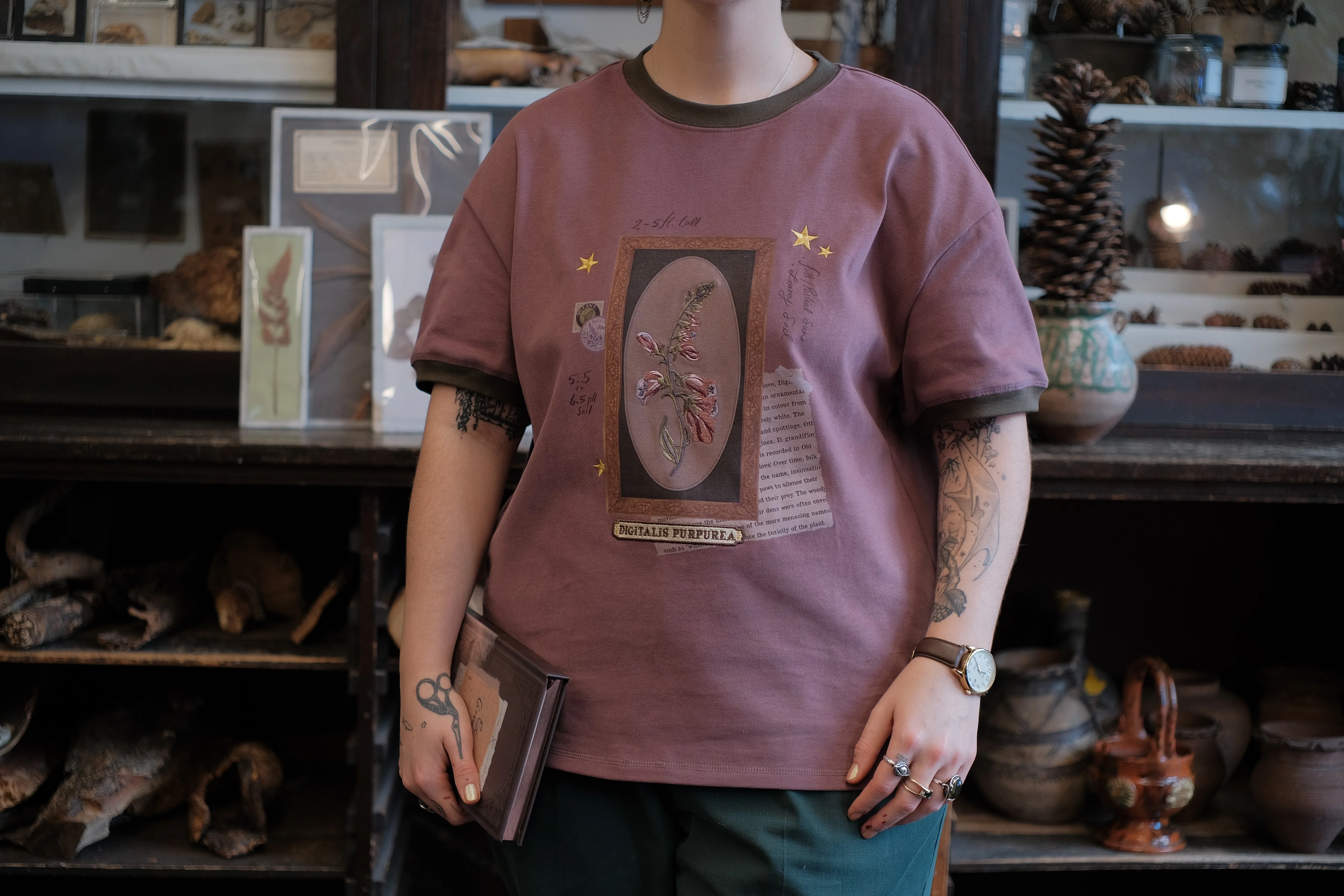 Purple Foxglove // Framed Specimen Tee (Heavy-weight) - Image 10