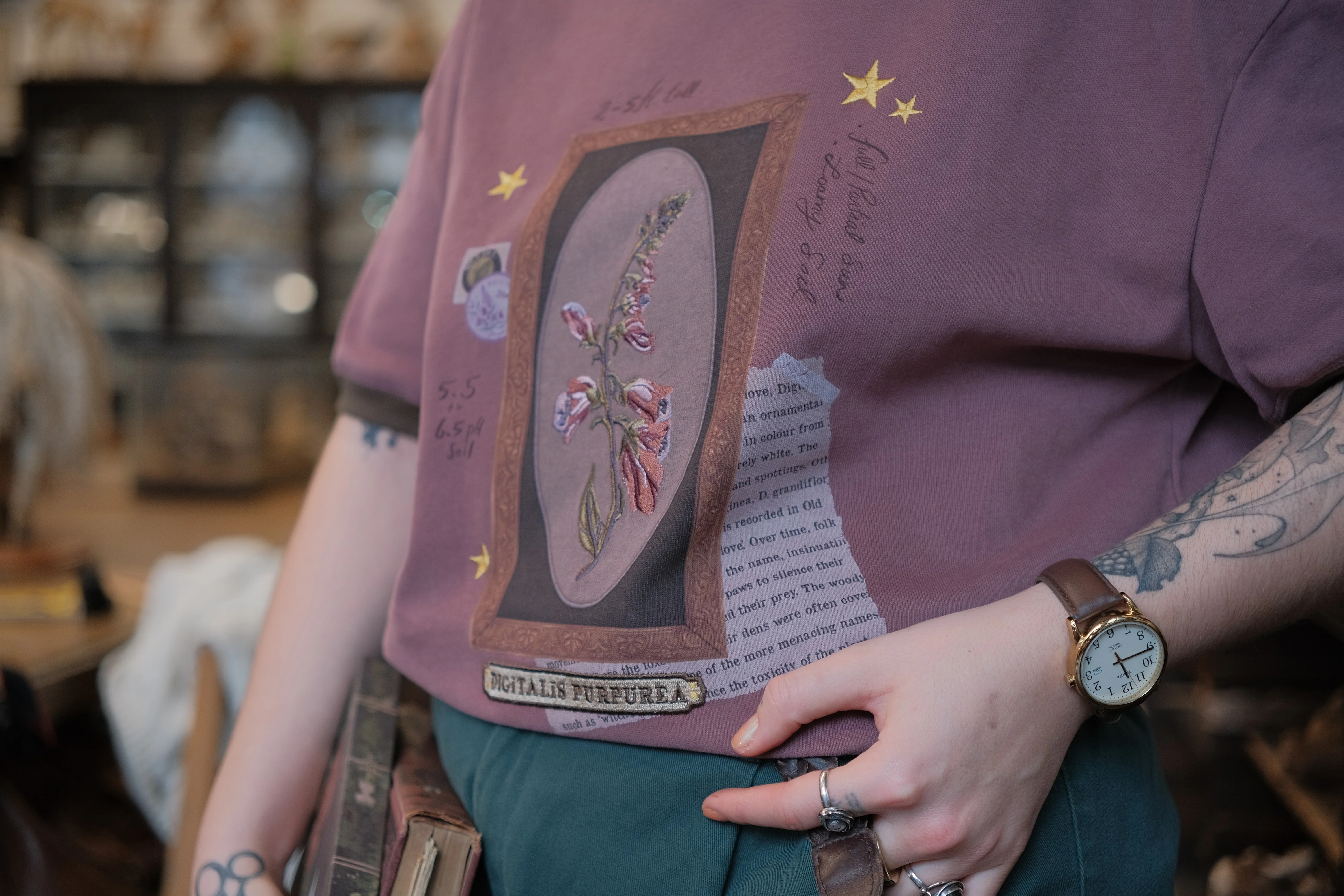 Purple Foxglove // Framed Specimen Tee (Heavy-weight) - Image 7