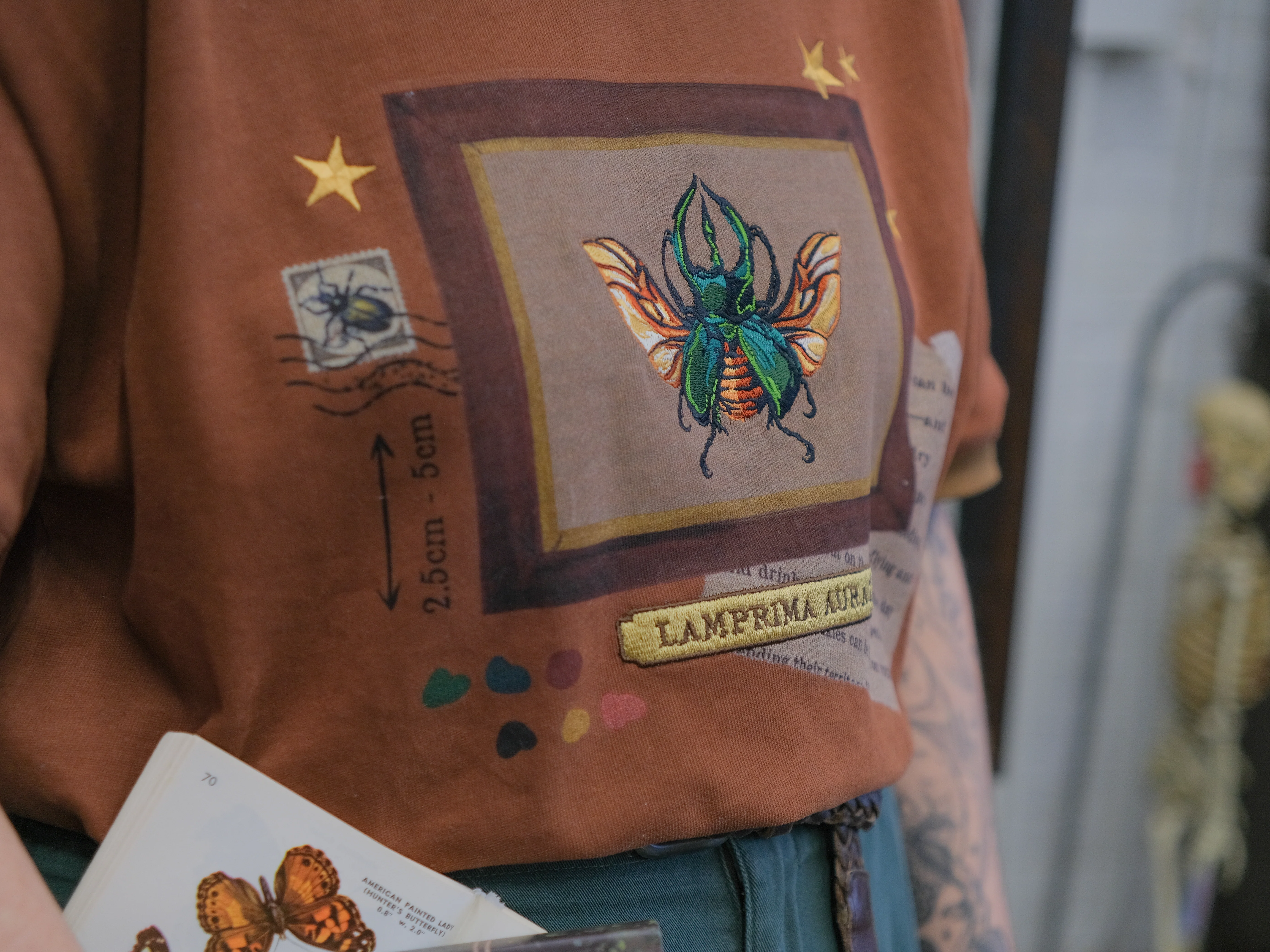 Stag-Horn Beetle // Framed Specimen Tee  (Heavy-weight) - Image 6