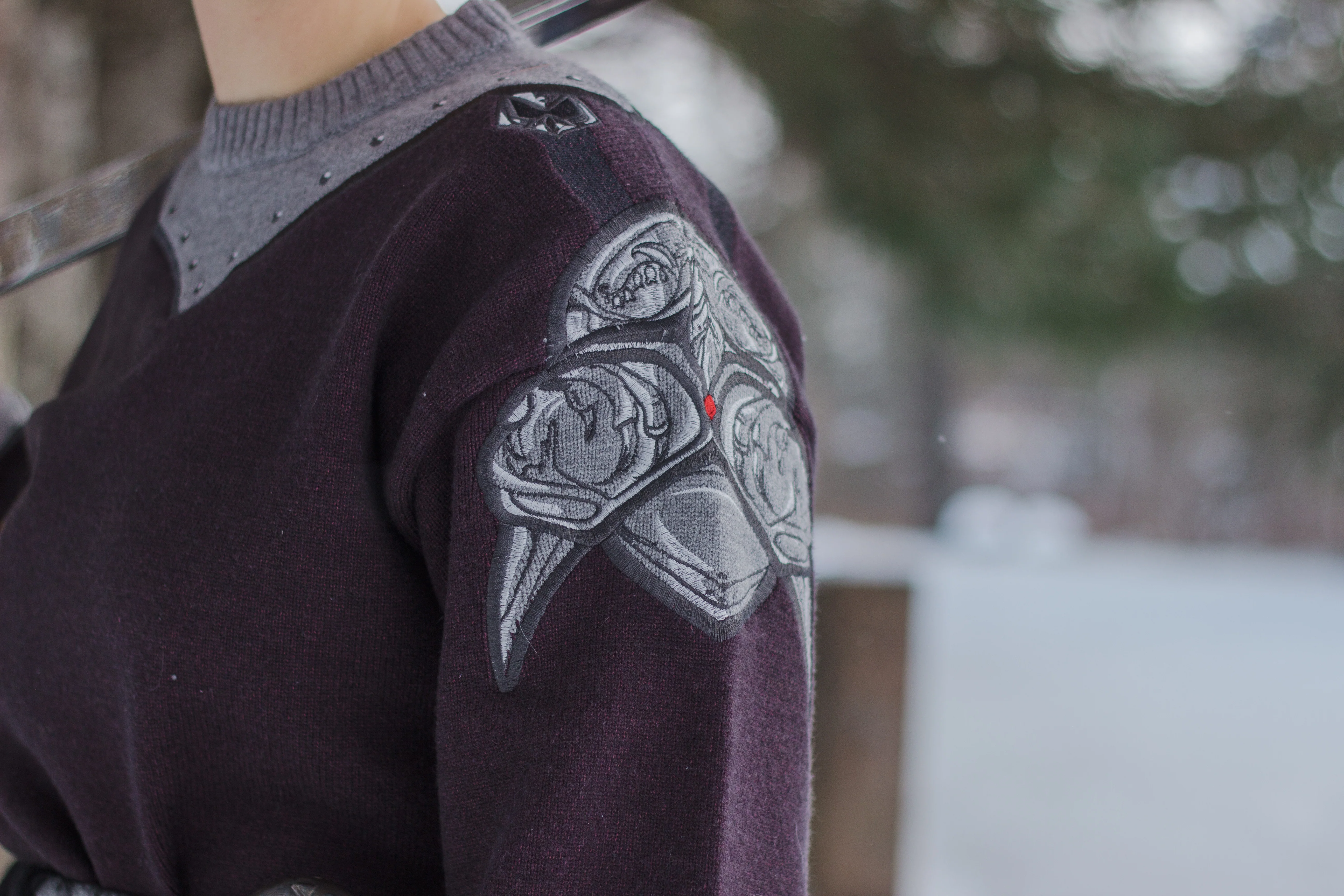 The Grave Knight // Embroidered Crewneck - Image 8