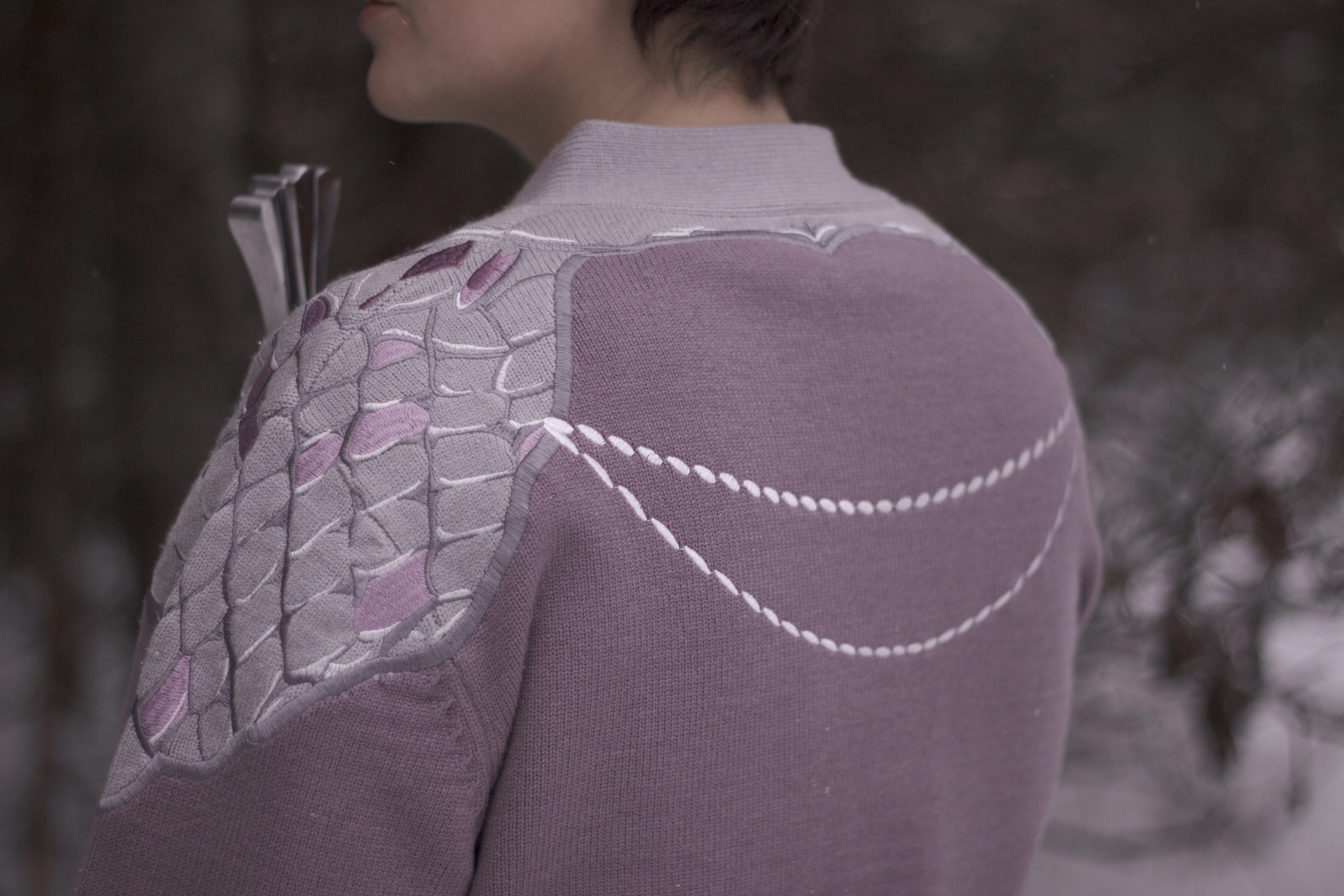 The Knight of Wisteria // Embroidered Cardigan - Image 5