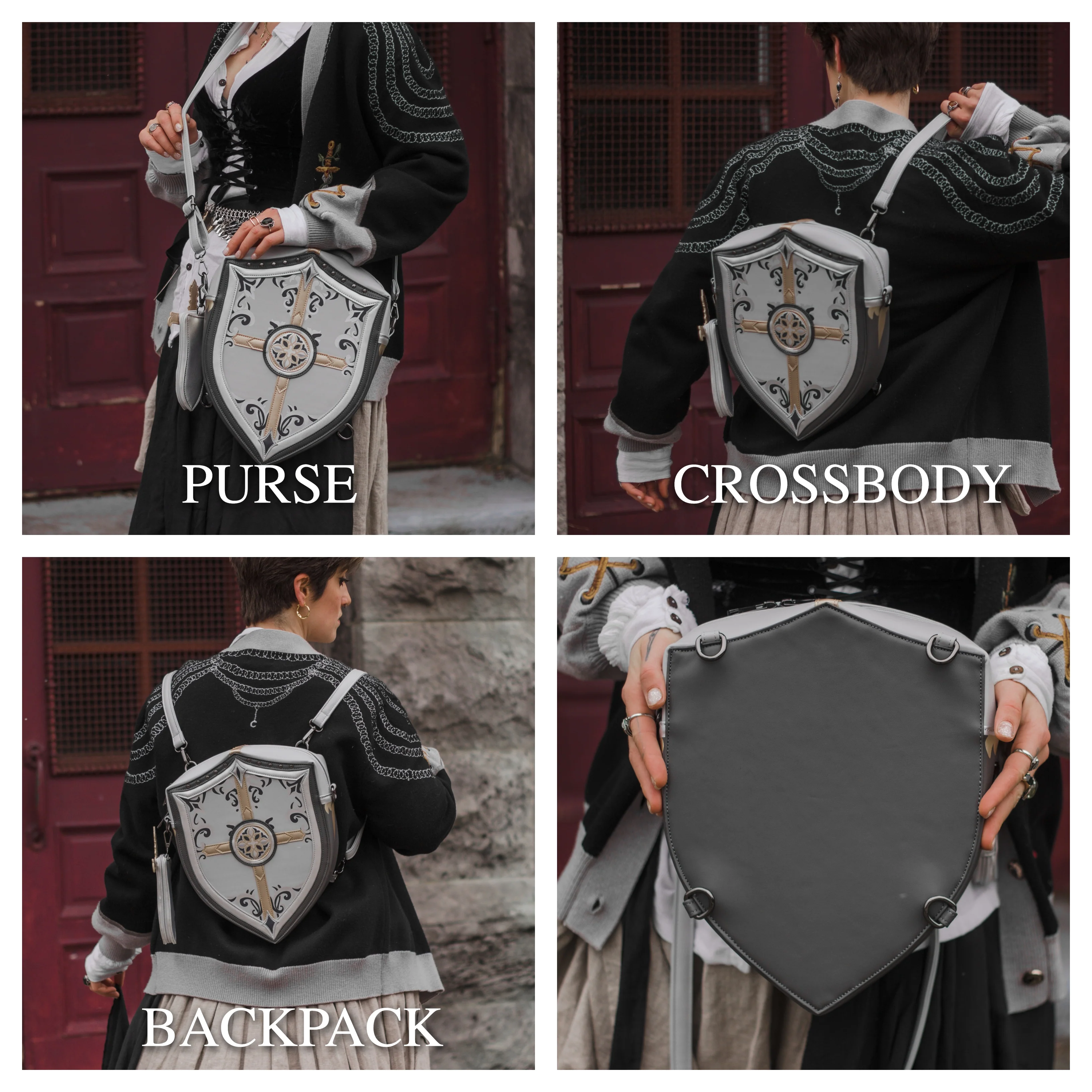 The Paladin Protector // Shield & Dagger Bag or Backpack - Image 3