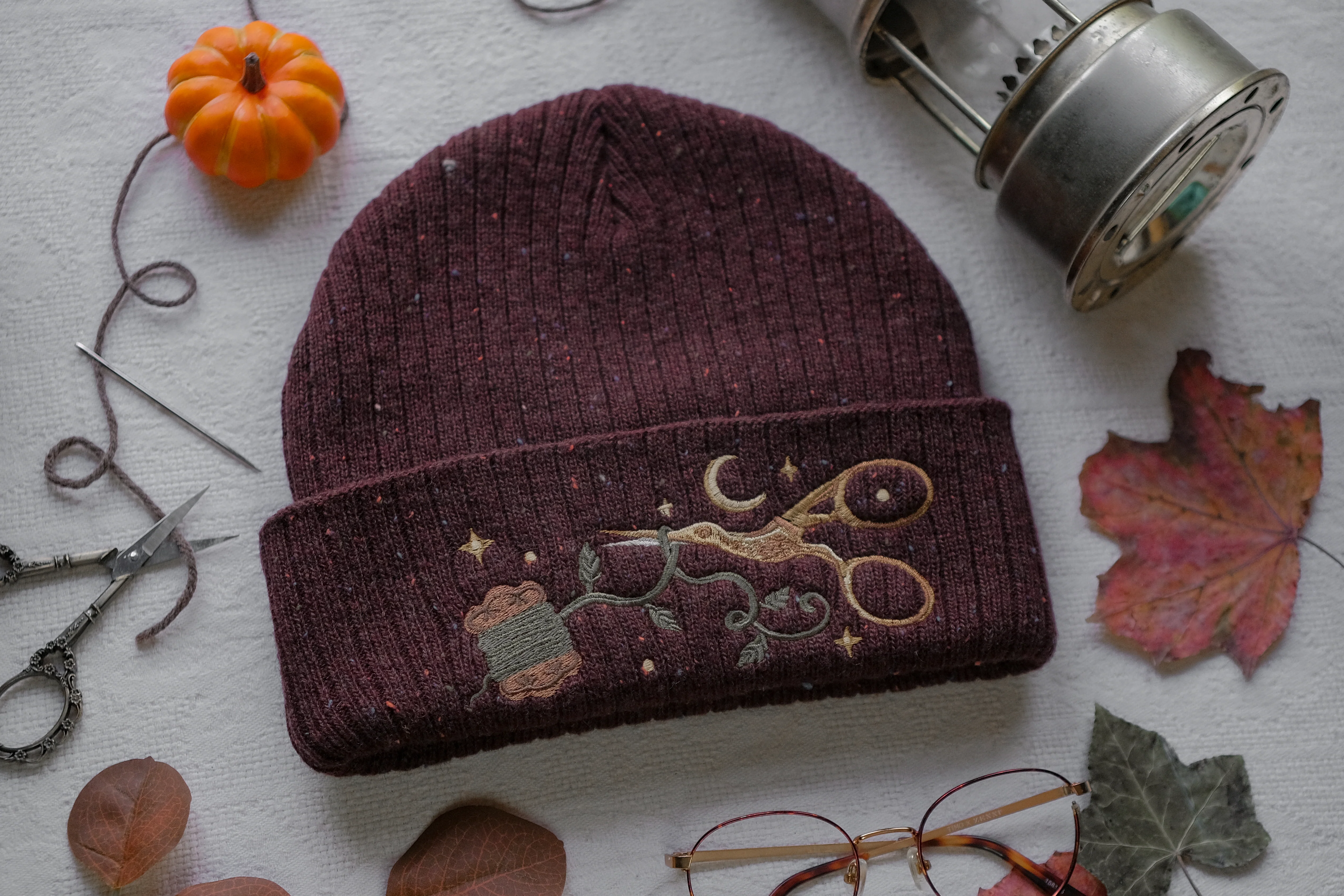 The Witch's Scissors // Amaranth Beanie - Image 3