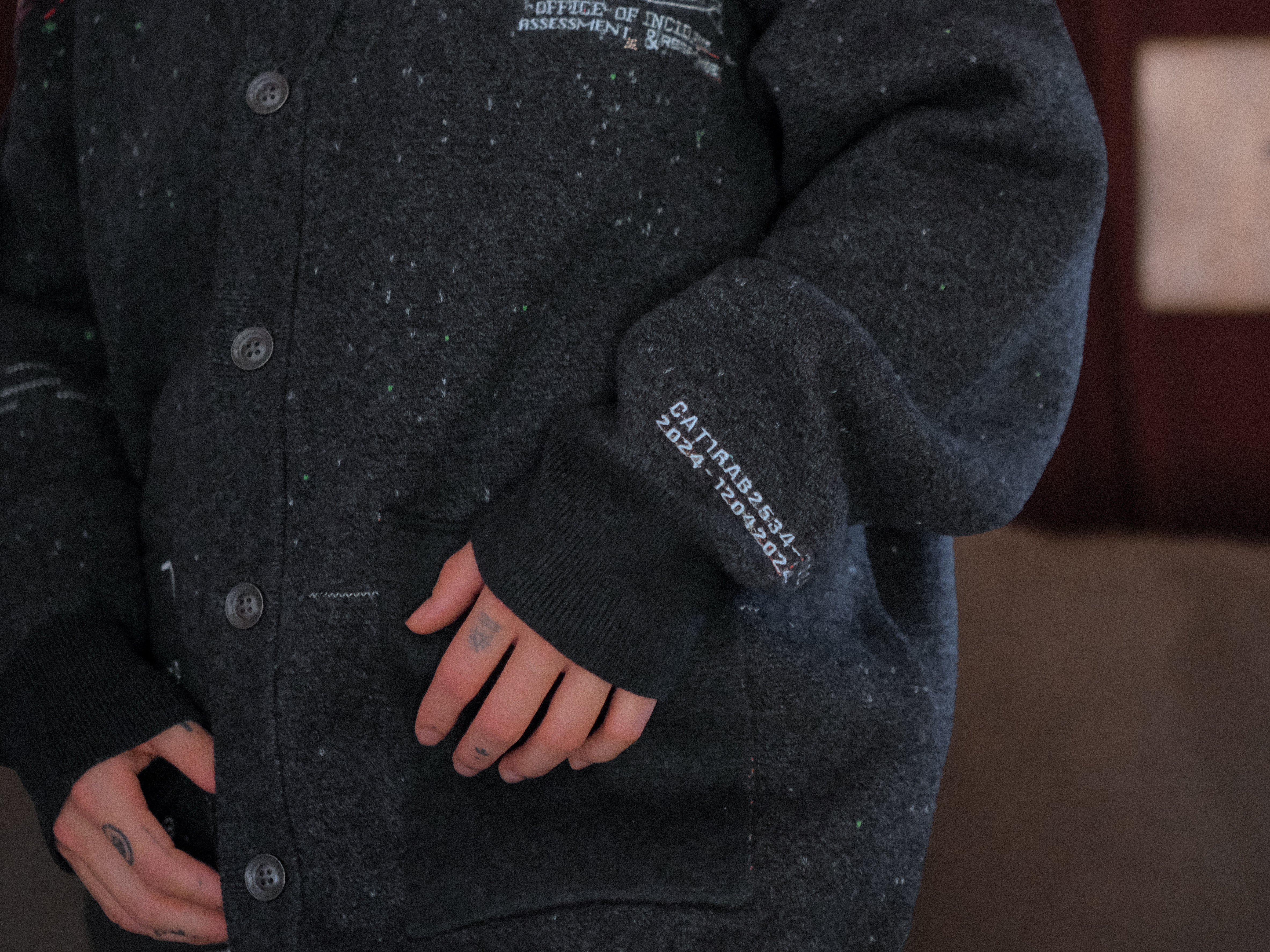 VHS Glitchwave // Knit Cardigan - Image 7